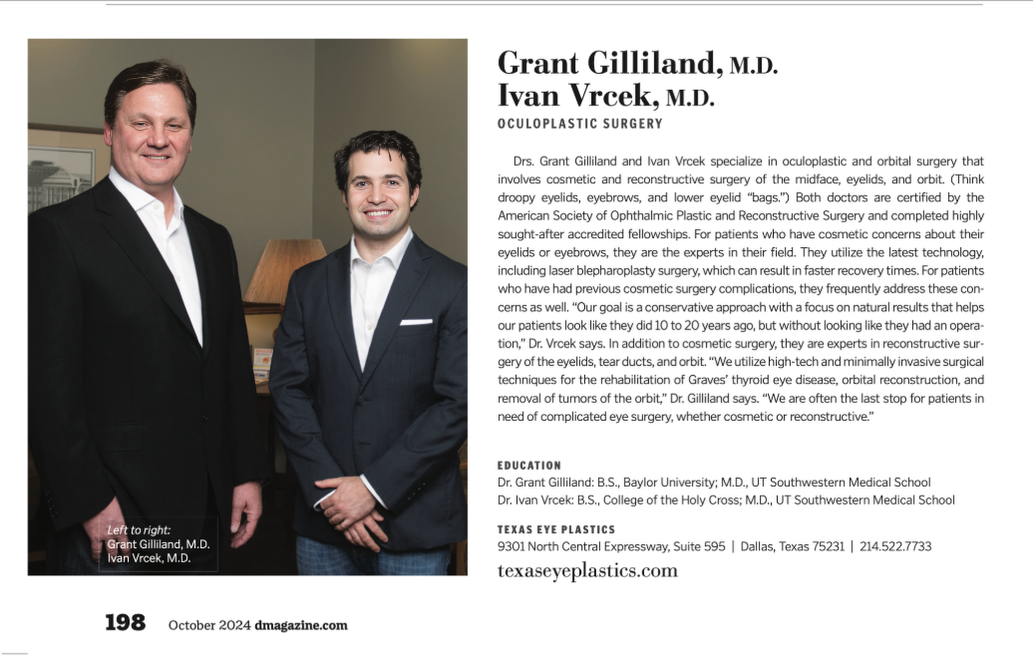 Dr. Grant Gilliland,