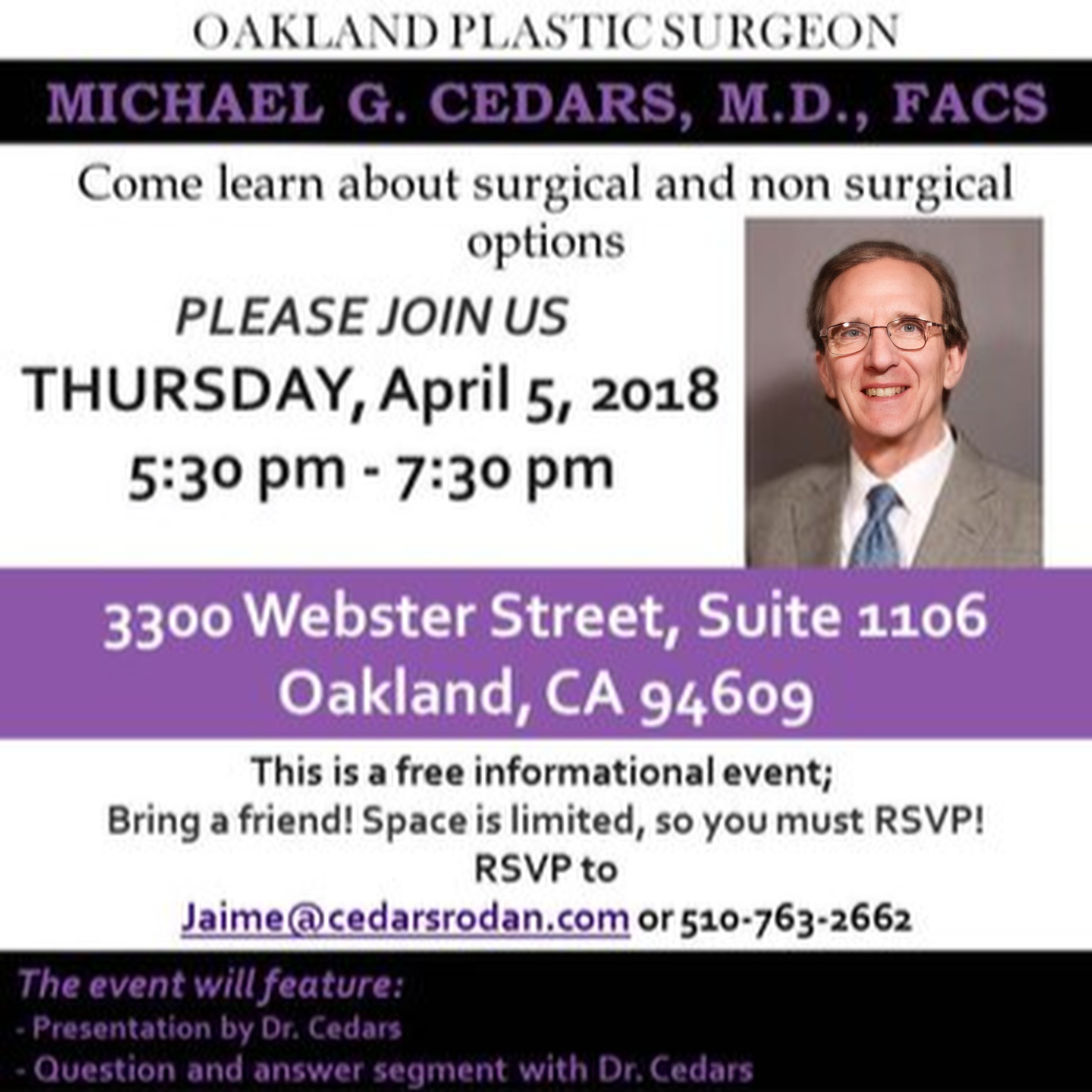 Dr. Michael G. Cedars,