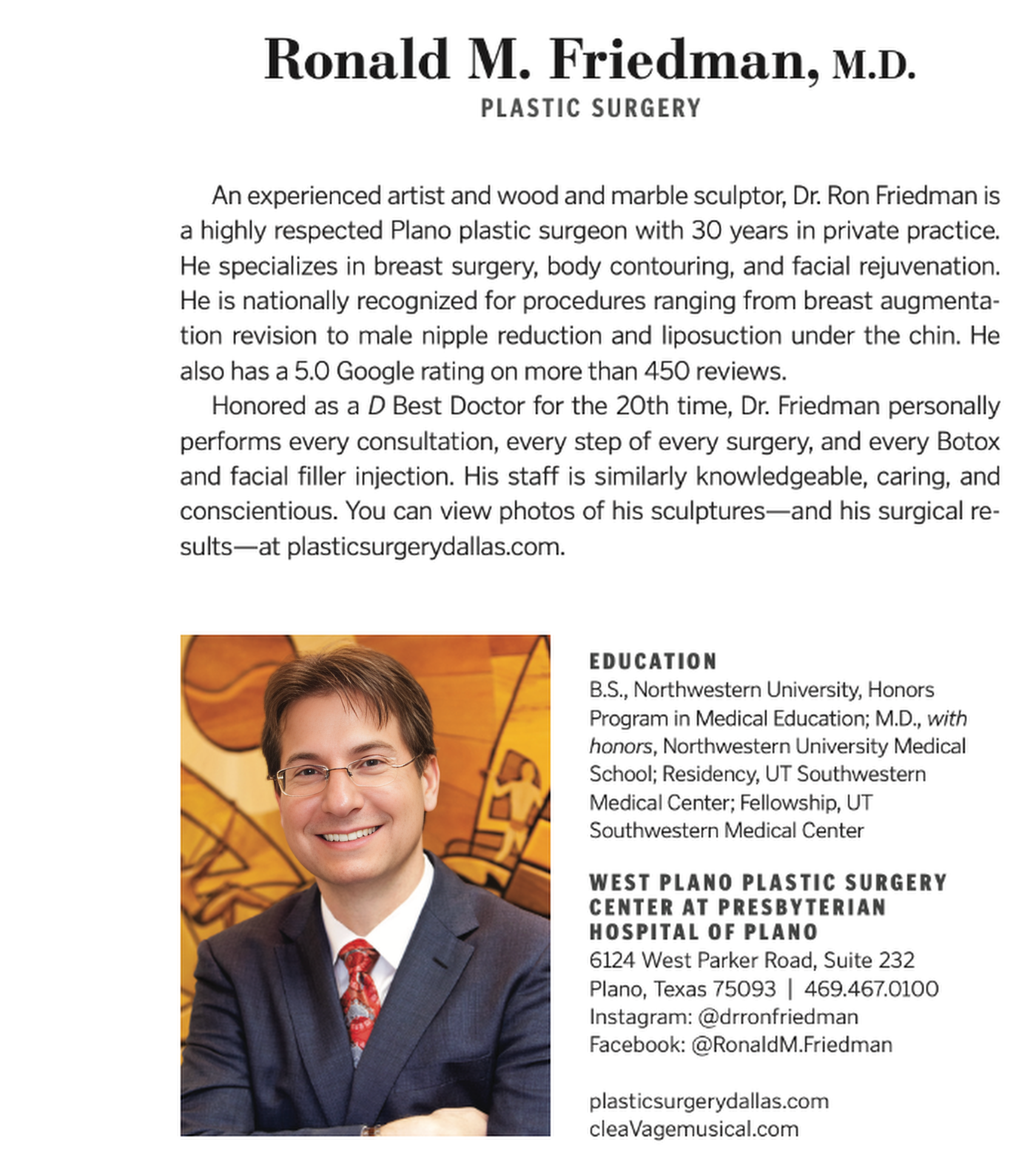 Dr. Ronald Friedman,