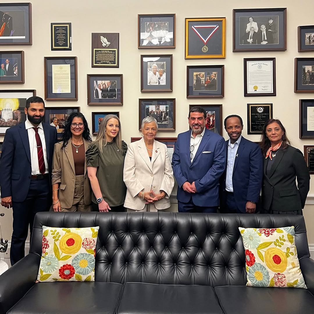 Instagram post by Dr. Adam Hamawy: @repbonnie is a true leader who took time out of her busy schedule to meet with our members of @peace_med_ Rep Bonnie Watson Coleman listene…