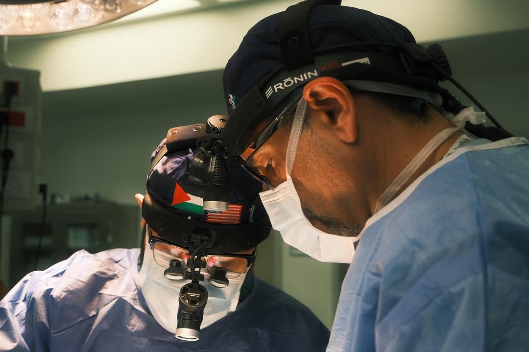 Instagram post by Dr. Adam Hamawy: Just returned from a powerful week operating overseas, this time in the West Bank. Thanks to FAJR Global for planning, coordinating, and fac…