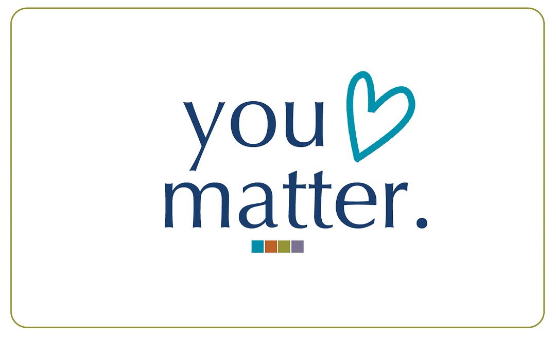 Instagram post by Dr. Adam L. Baker: You matter. Your life has value, your story matters and you deserve support, especially during difficult moments. Sometimes, simply remindin…