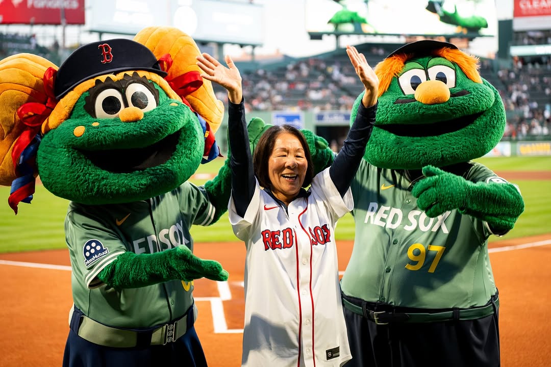 Instagram post by Dr. Adam M. Tobias: The Boston Red Sox honored Donna Rosen as a Medical All-Star! ⭐ For 25 years, Donna has been an invaluable part of BIDMC, serving as an admi…