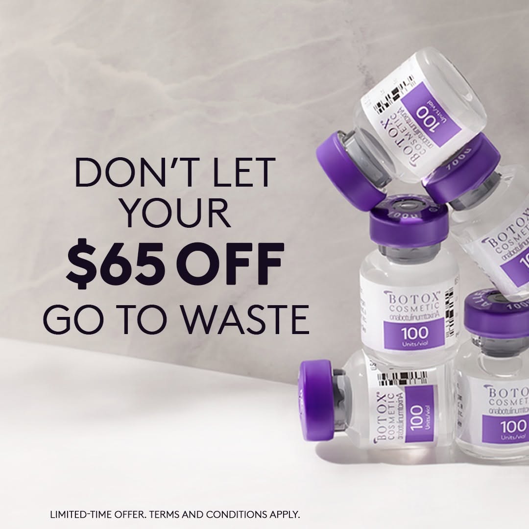 Instagram post by Dr. Adam S. Hassan: For Boxed Warning and Medication Guide, see @botoxcosmeticpi. - 🚨 THIS WON’T LAST: Get $65 OFF! Don’t miss out and claim your offer TODAY !…