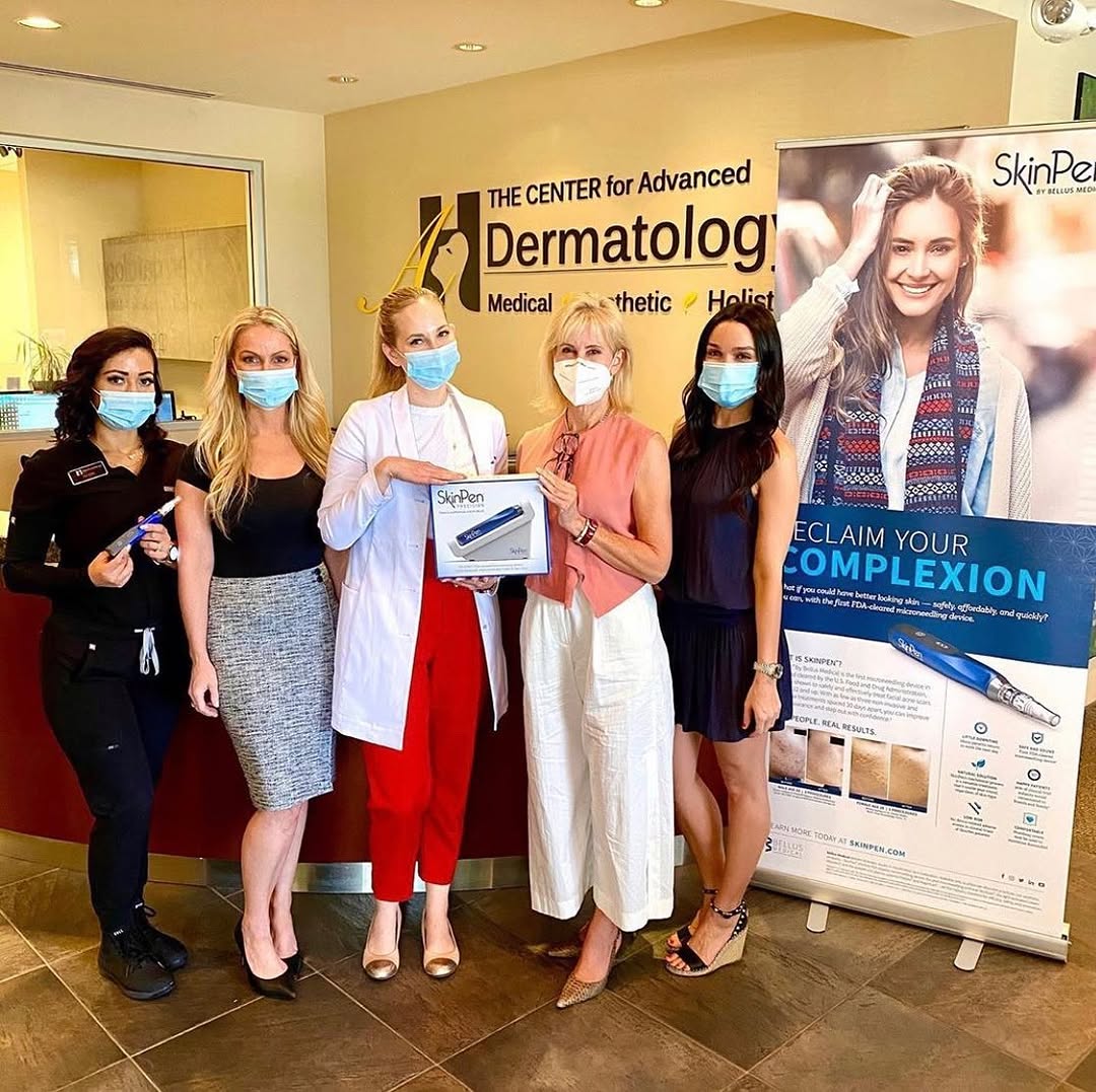 Instagram post by Dr. Adriana K. Holy: Well Hello SkinPen! This FDA cleared micro-needling device treats fine lines, wrinkles, skin texture and acne scars with minimal downtime an…