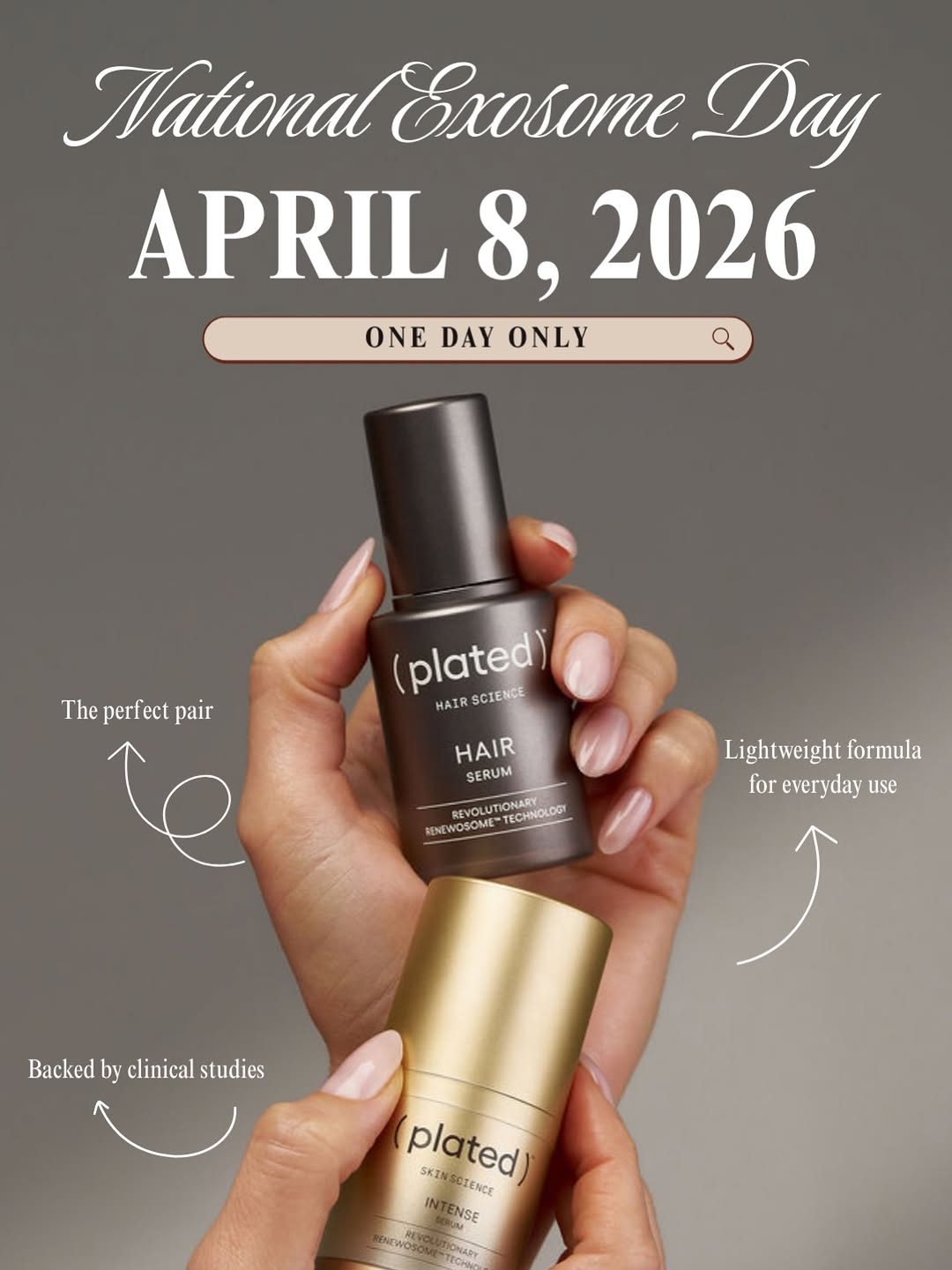 Instagram post by Dr. Adrienne E. Stewart: Today, April 8, 2025 marks a monumental moment—the first-ever National Exosome Day! It’s a day to honor the tiny but mighty nanoparticles an…