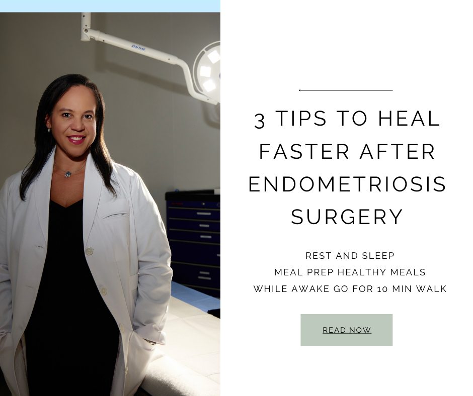 Instagram post by Dr. Aileen Caceres: Tips for Healing Better after Endometriosis Surgery #endometriosissurgery #tips #endometriosis #surgery #tip #healing