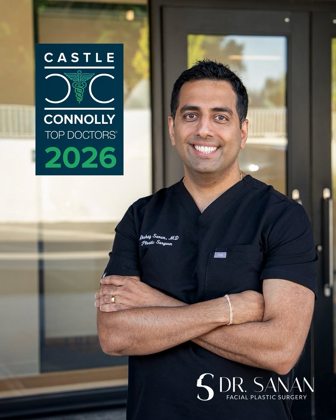 Instagram post by Dr. Akshay Sanan: I am honored to be recognized as a 2026 Castle Connolly Top Doctor I’m incredibly grateful for this recognition as it’s only achieved by nom…
