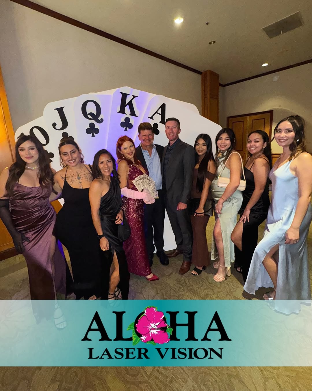 Instagram post by Dr. Alan Faulkner: Bonsoir from A Night in Paris! 🗼✨ Our ALV team had an unforgettable evening at the Project Vision Eye Ball — from playing blackjack and rou…