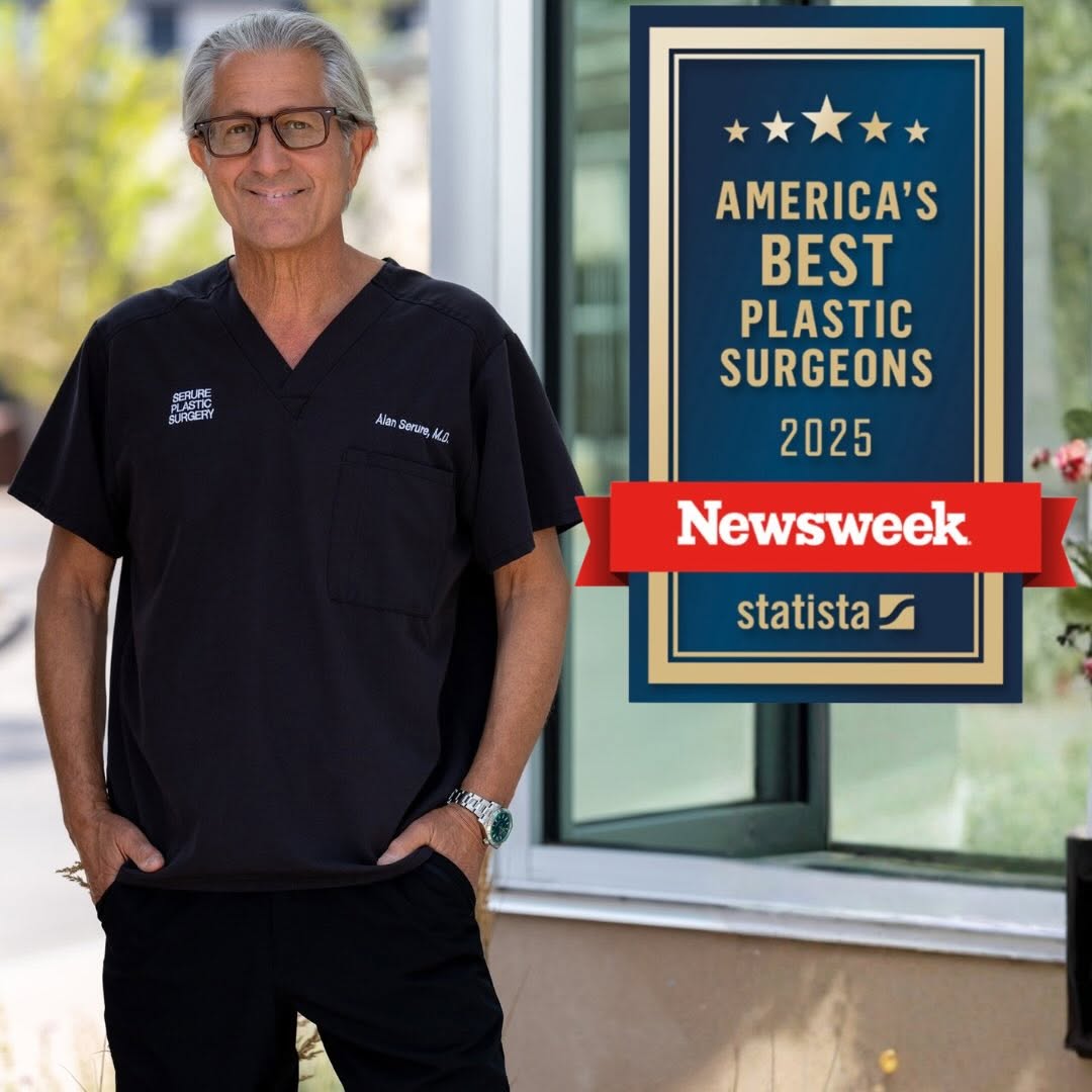 Instagram post by Dr. Alan Serure: I’m honored to be named one of America’s Best Plastic Surgeons by Newsweek, with this recognition awarded in both 2024 and 2025. This acknow…