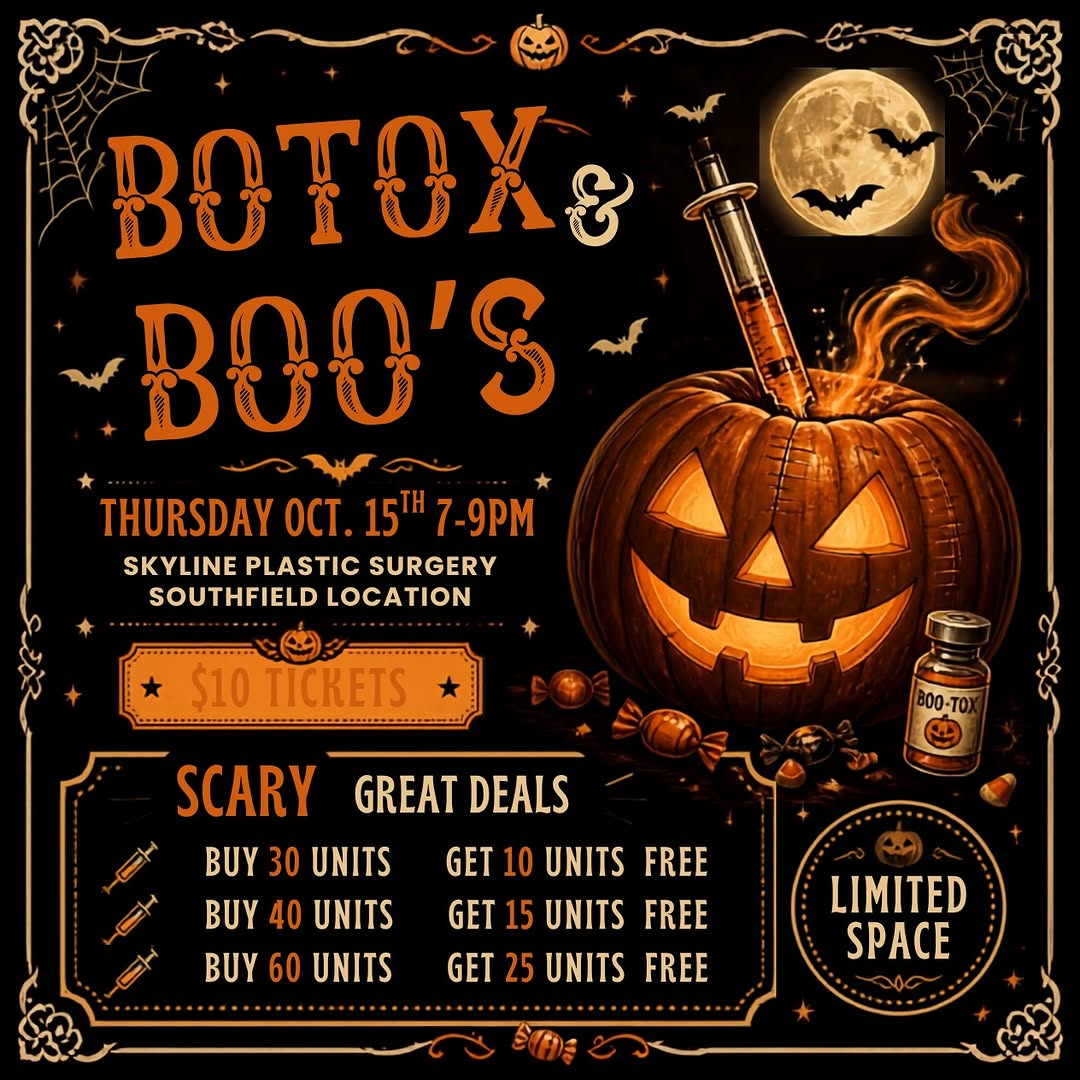 Instagram post by Dr. Alberto Aviles: Come Get Your Boo-Tox On 👻💉 Forget the haunted house. We’re haunting the treatment room. 😉 Join us for Botox & Boos and enjoy a fun night…