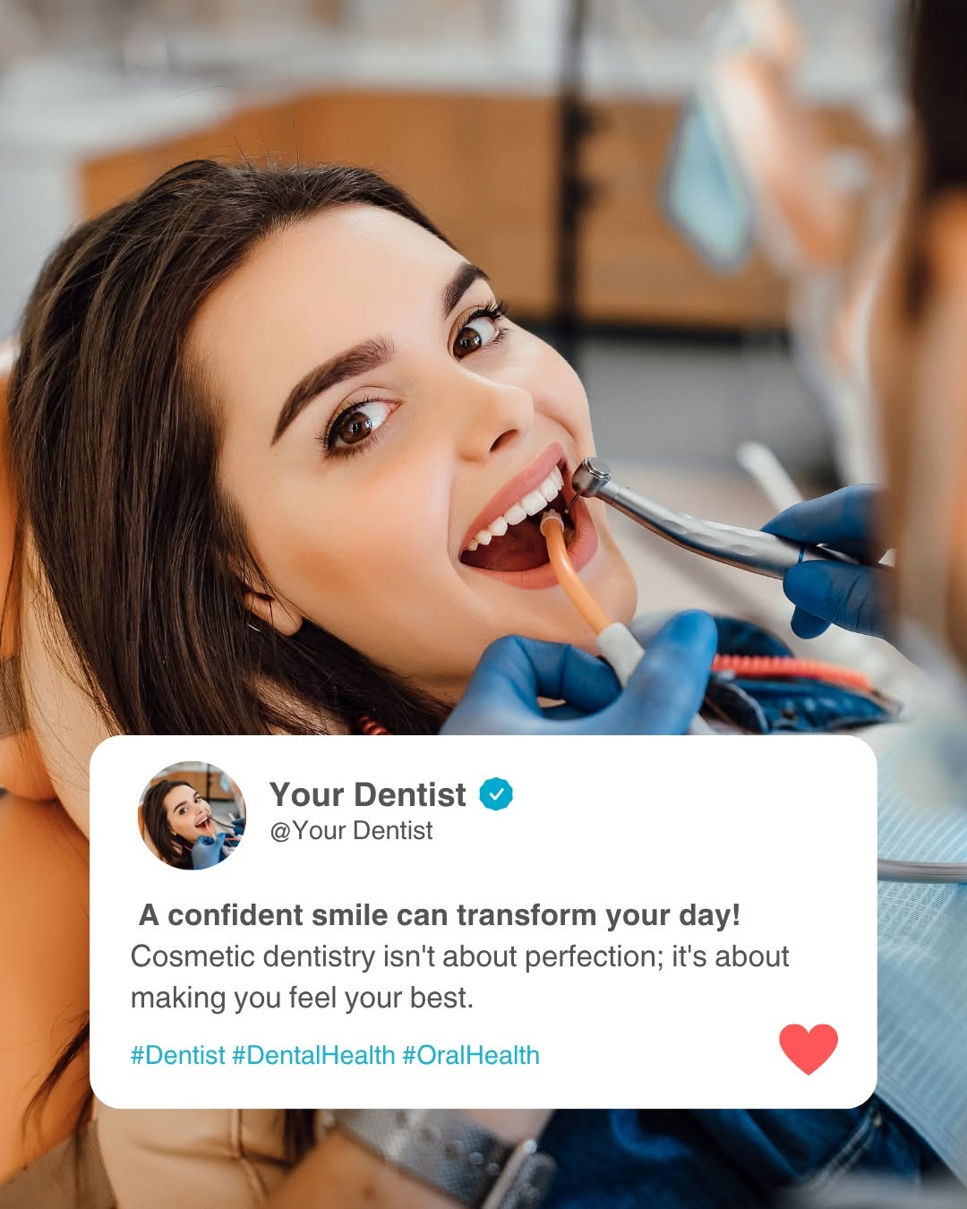 Instagram post by Dr. Aleksandr Dayanayev, DDS: A confident smile can transform your day! 😁 Cosmetic dentistry isn't about perfection, it's about making you feel your best. From whitening…