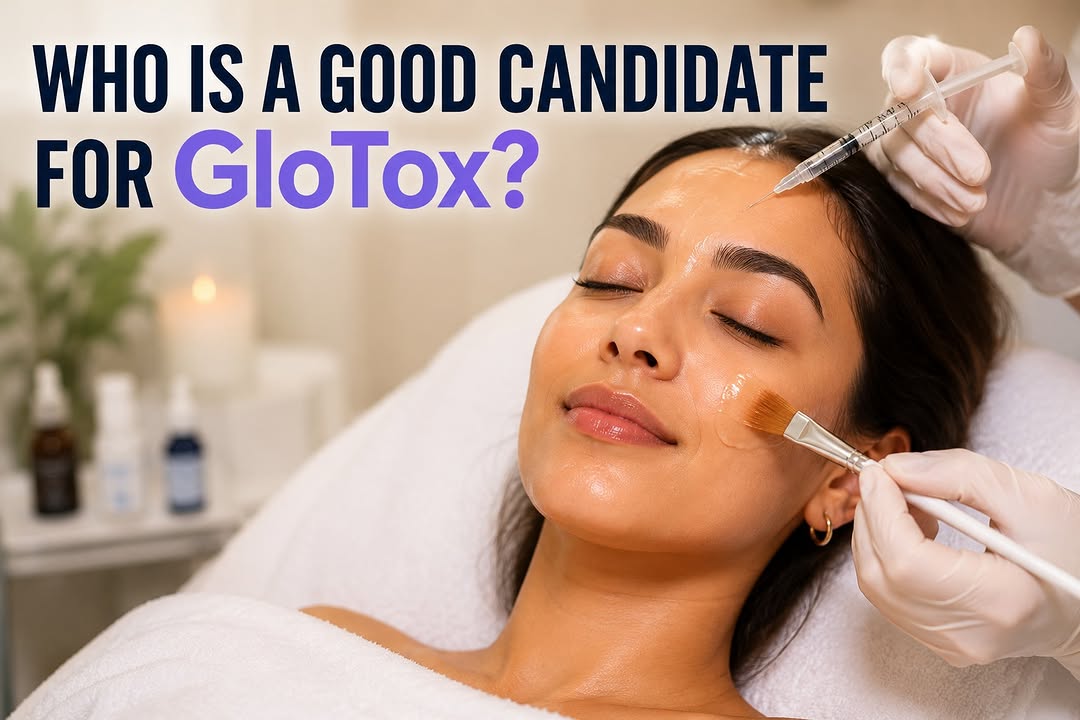 Instagram post by Dr. Alex Eshaghian: Who Is a Good Candidate for GloTox? GloTox is a combination treatment designed for patients who want to improve more than one skin concern a…