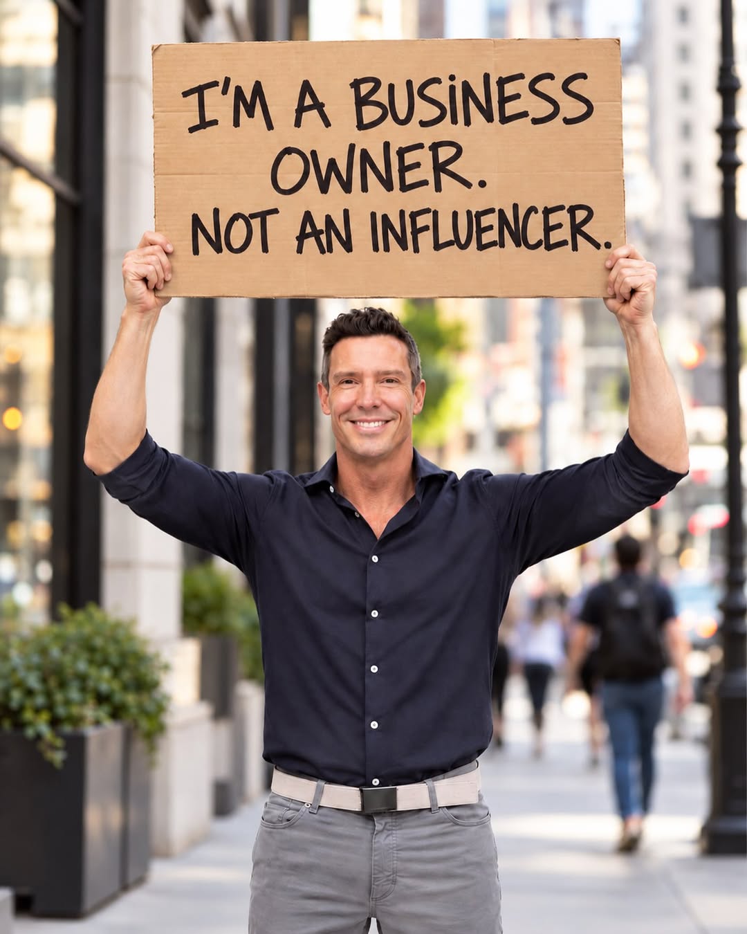 Instagram post by Dr. Alex Roher: I’m a business owner, not an influencer. As a doctor, I know there can be this expectation to always be posting, always be on camera, and al…