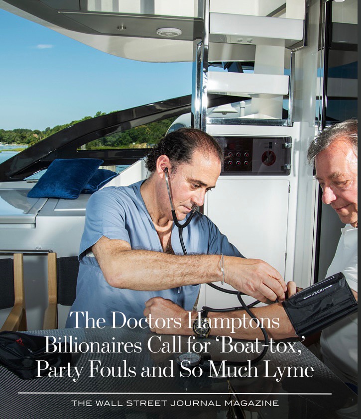 Instagram post by Dr. Alexander Golberg: ✨Honored to be featured in the @wsjmag for redefining what it means to receive truly personalized care: where luxury, longevity, and results…