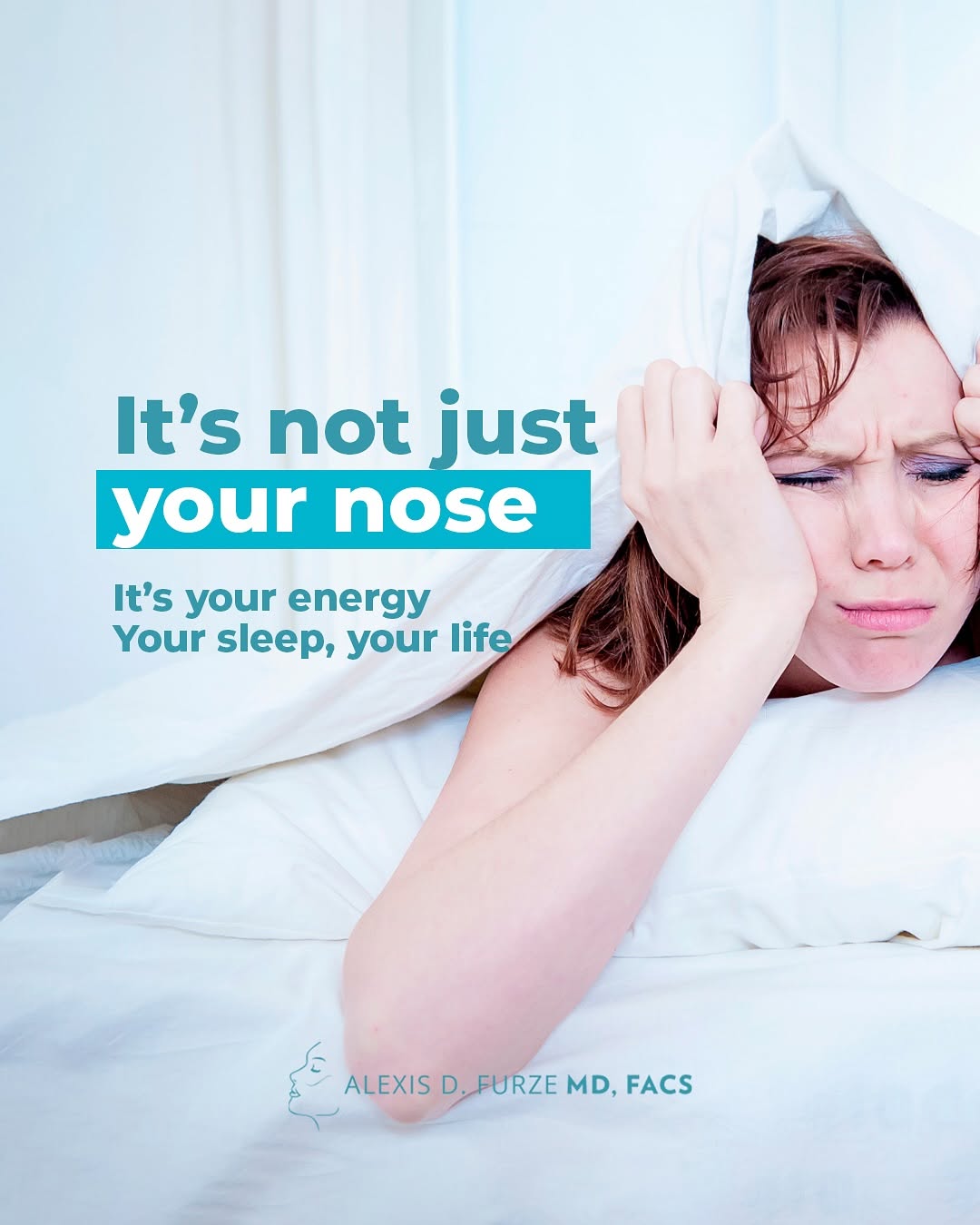 Instagram post by Dr. Alexis Furze: We see it every day, people who’ve been living with congestion, fatigue, and sinus pressure for years… thinking it’s just allergies or stres…
