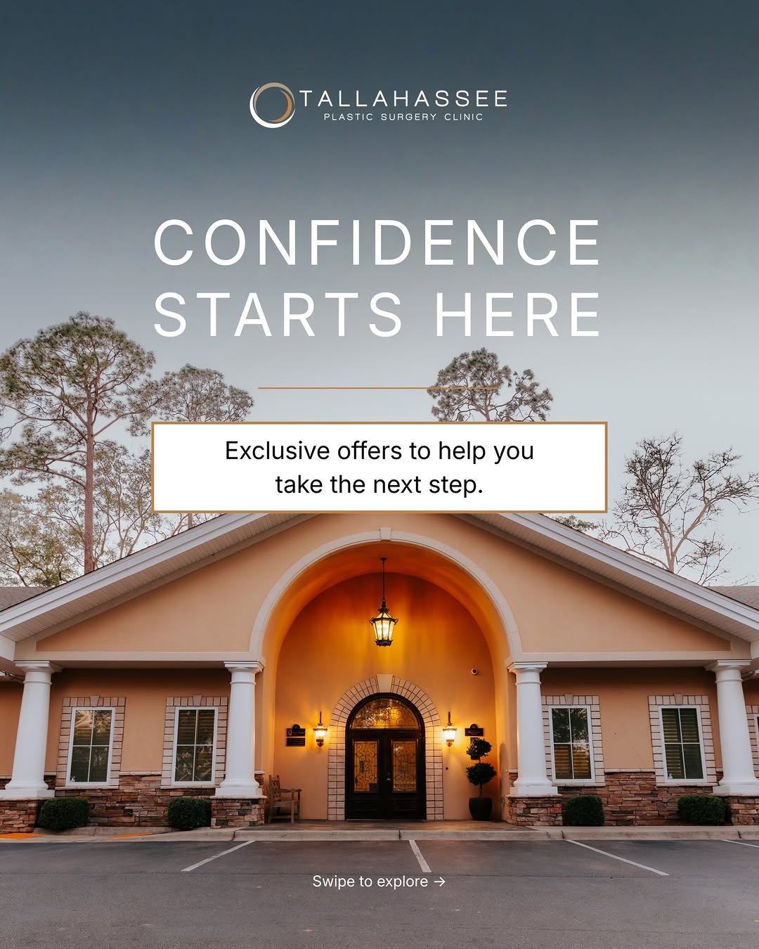 Instagram post by Dr. Alfredo A. Paredes Jr.: Confidence starts here. Every journey is personal, and we're here to guide you every step of the way. This August, take advantage of: ✨ Comp…