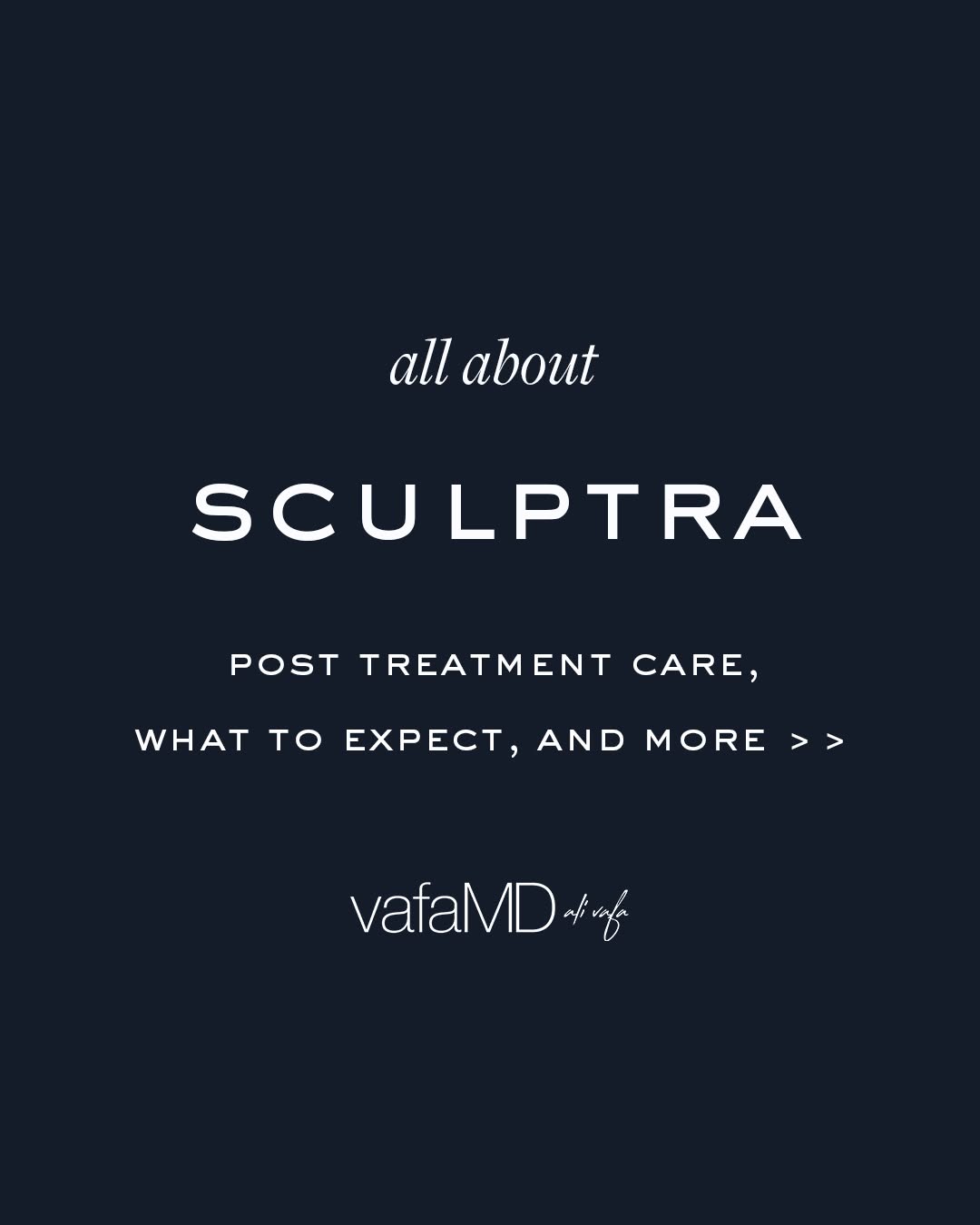 Instagram post by Dr. Ali Vafa: Swipe through to learn about Dr. Vafa's Signature treatment. Save this for your next appointment!