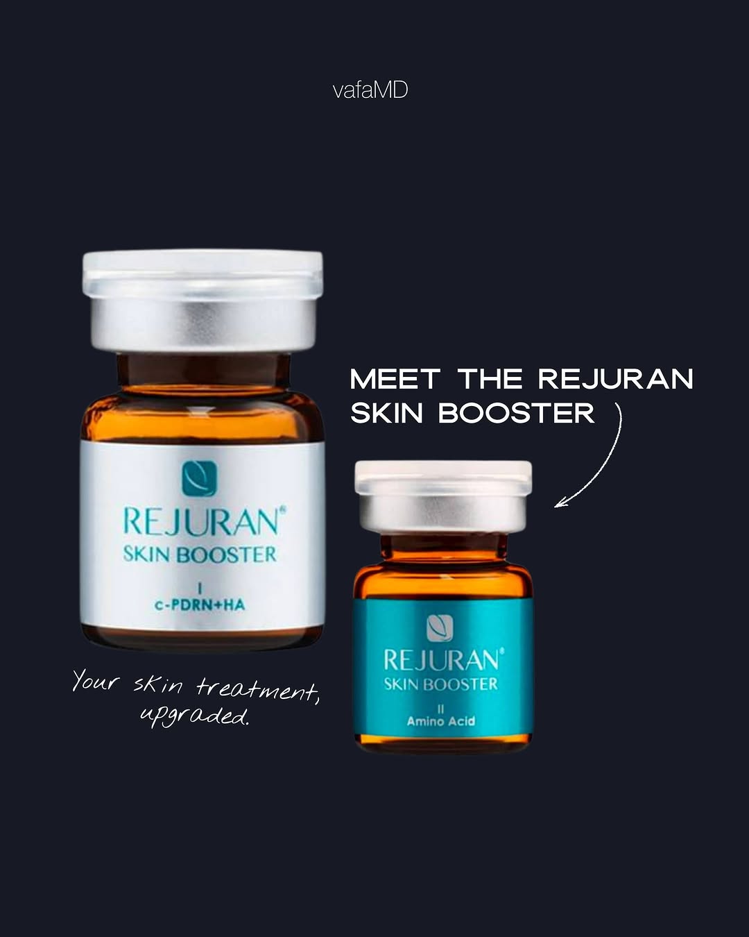 Instagram post by Dr. Ali Vafa: Take your glow to the next level with @rejuran skin boosters!