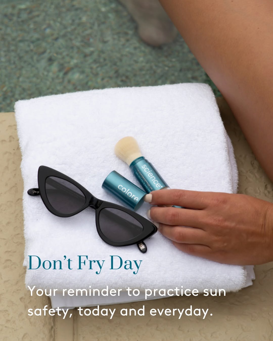 Instagram post by Dr. Amanda D. Friedrichs: Healthy skin starts with smart sun habits. Reapply your sunscreen every 2 hours. #PledgeToReapply Stop in at Radiant Dermatology this May to…