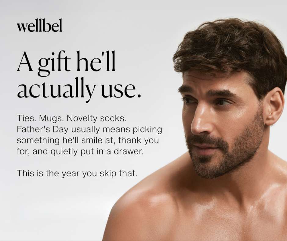 Instagram post by Dr. Amanda D. Friedrichs: Skip the tie. Get him this. Father's Day is this coming Sunday, June 21st, stop in at Radiant Dermatology to purchase a gift he will actuall…