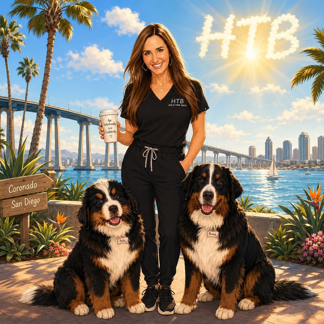 Instagram post by Dr. Amanda Holden: My life as a #dogmom of #bernesemountaindogs . Watch how quickly Ace 🎾 grew from getting him July 2026 to today (last photo) ♥️ He is now 5…