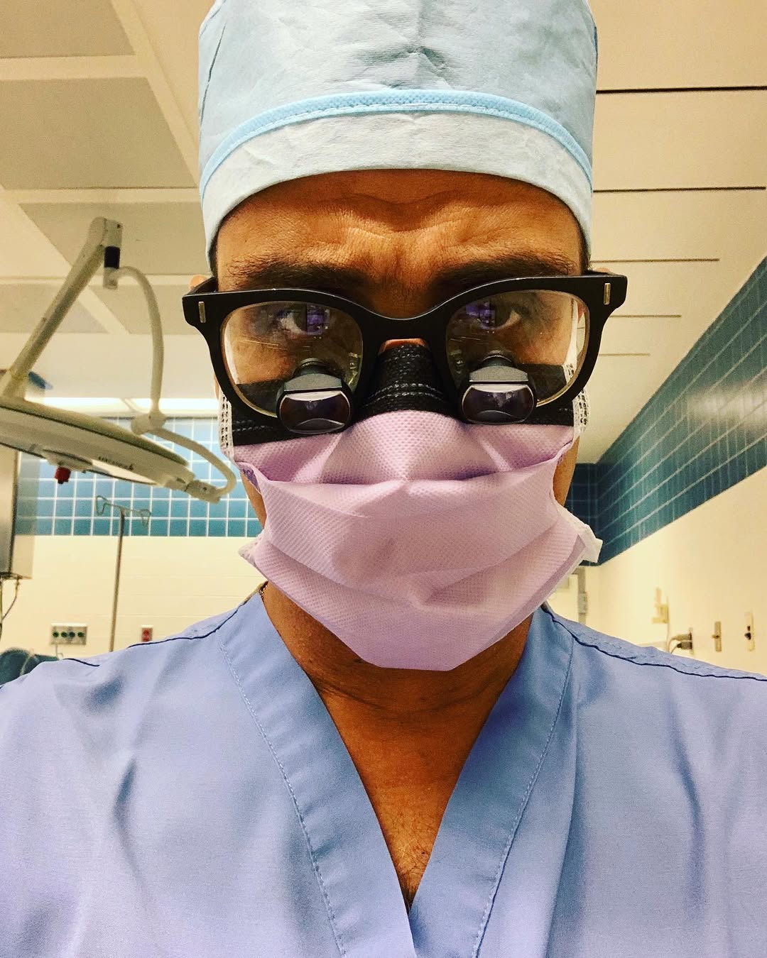 Instagram post by Dr. Amir Tahernia: Occasionally there are procedures which require more precise visualization of the intricate anatomy of a certain area. Using these loupes to…