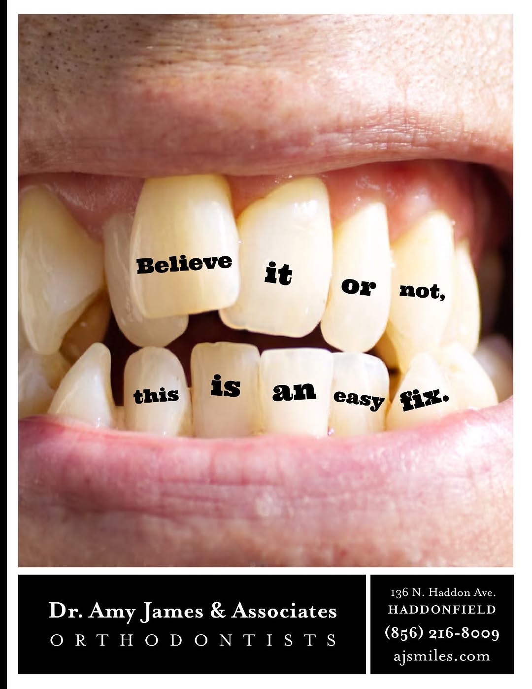 Instagram post by Dr. Amy James, D: ✨ Orthodontics isn’t just for adolescent patients! Thinking about improving your smile? You’re never too old to start.😁 Whether you’re look…