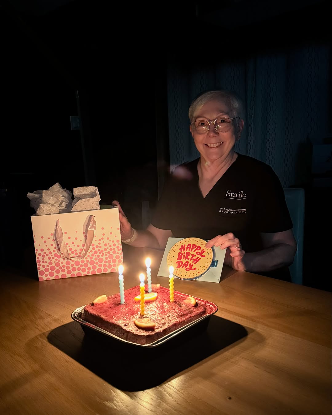 Instagram post by Dr. Amy James, D: 🎉🥳 Let’s wish our Financial Coordinator, Carole a VERY happy birthday!! 🎂🎈
