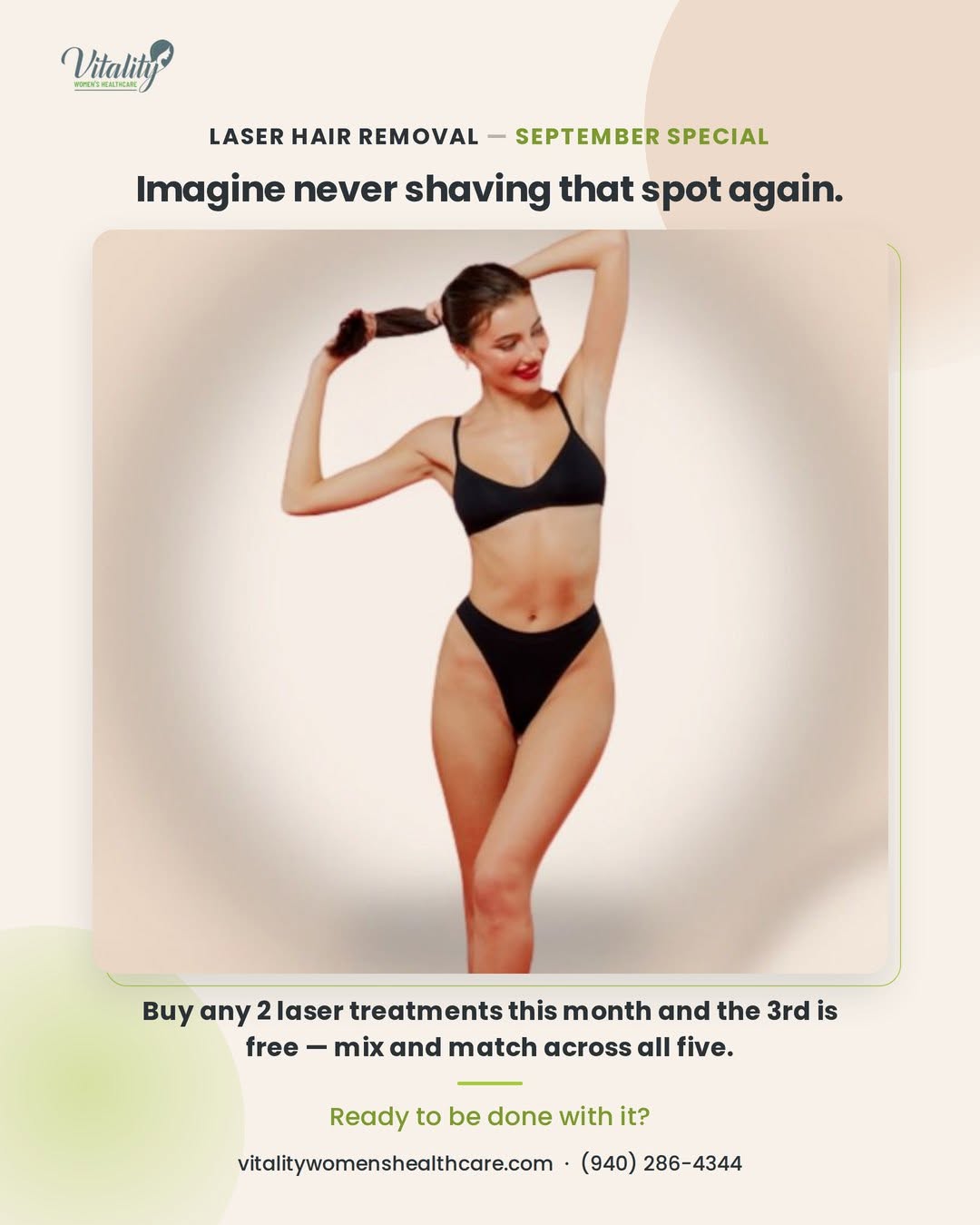 Instagram post by Dr. Amy Klein, DO: Still thinking about it? The buy 2, get 1 free laser special is still running this month — hair removal, skin resurfacing, Carbon Laser Peel…