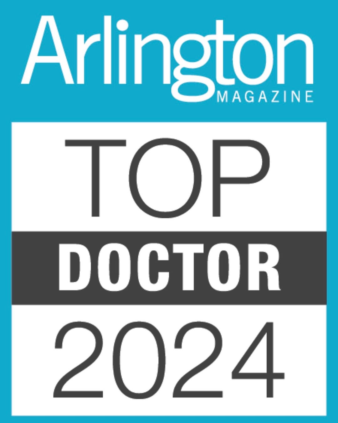 Instagram post by Dr. Amy Kotecha: Excited and Honored to be chosen as a 2024 Top Doctor by Arlington County Magazine 🎉🤩