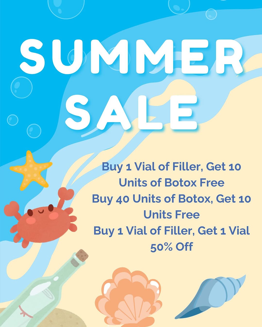 Instagram post by Dr. Amy Kotecha: Dive into our Summer Special! ☀️🏝️🌊 Splash over to Capital Vision at capitalvisionva@yahoo.com or call (703)528-3910 to schedule your boto…