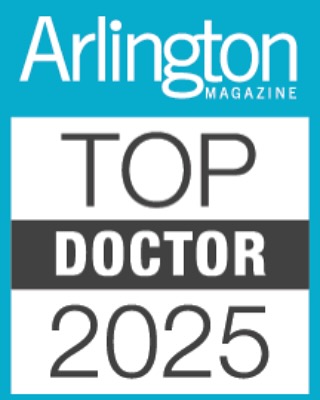 Instagram post by Dr. Amy Kotecha: So honored to be named Arlington Magazine’s Top Doctor for the third year in a row!!!