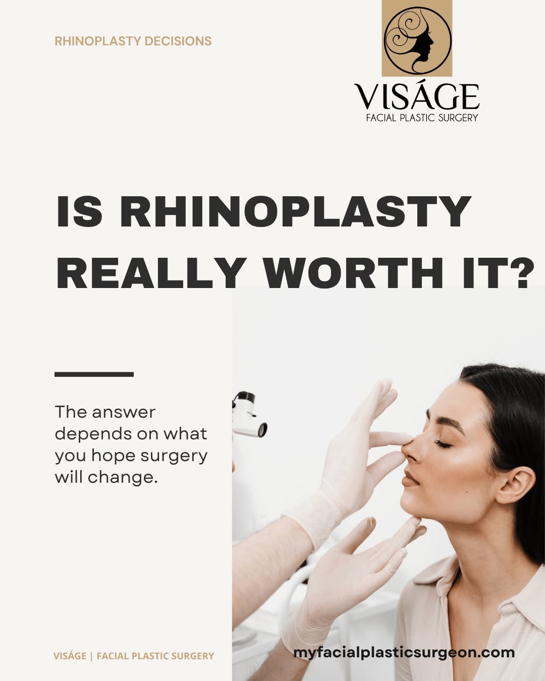 Instagram post by Dr. Anand D. Patel: Is rhinoplasty worth it? The answer is deeply personal. For some patients, it means finally feeling that their nose fits naturally with the …