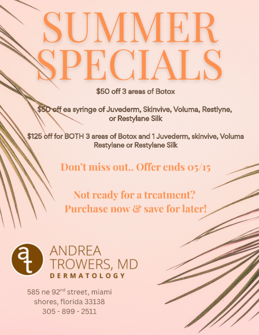 Instagram post by Dr. Andrea B. Trowers: Your summer refresh starts here ☀️💖 call to lock in your promo before it’s gone!! Bonus: Call to check your Allē points for extra savings (…