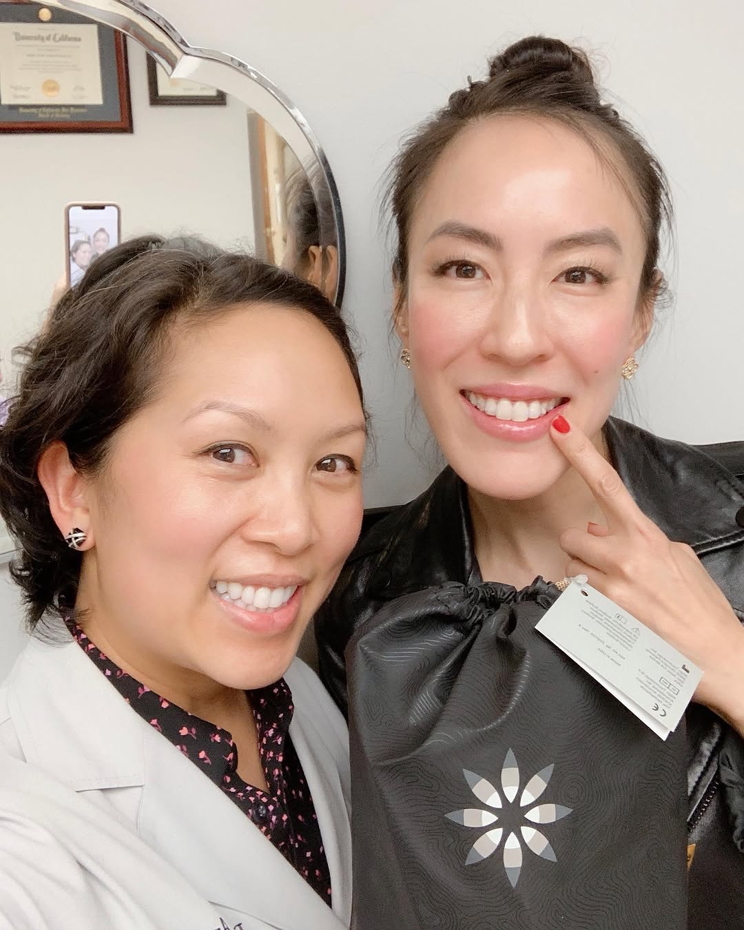 Instagram post by Dr. Andrea Hui Austin: Dr. Austin got her #Invisalign with the super-talented Dr. Mary Anne Baysac DDS of #sanfranciscodentalcare. Dr. Austin has been dealing with…