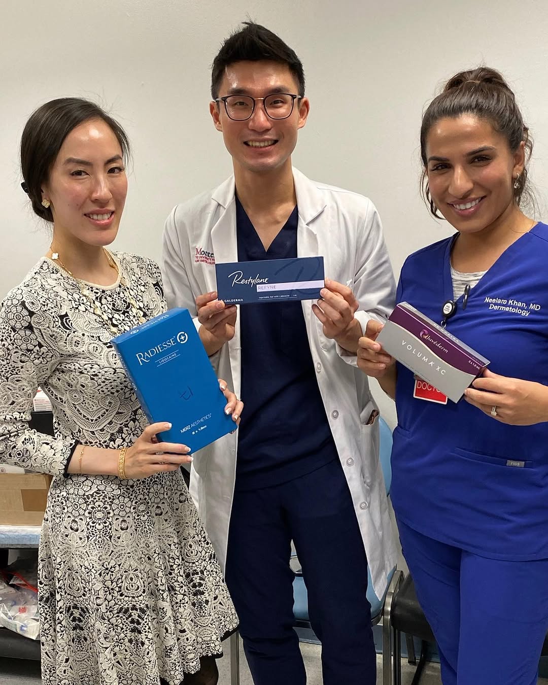 Instagram post by Dr. Andrea Hui Austin: This week, Dr. Austin was back at SUNY Downstate teaching the dermatology residents, bringing everything she learned from the MERZ #mexs2019…