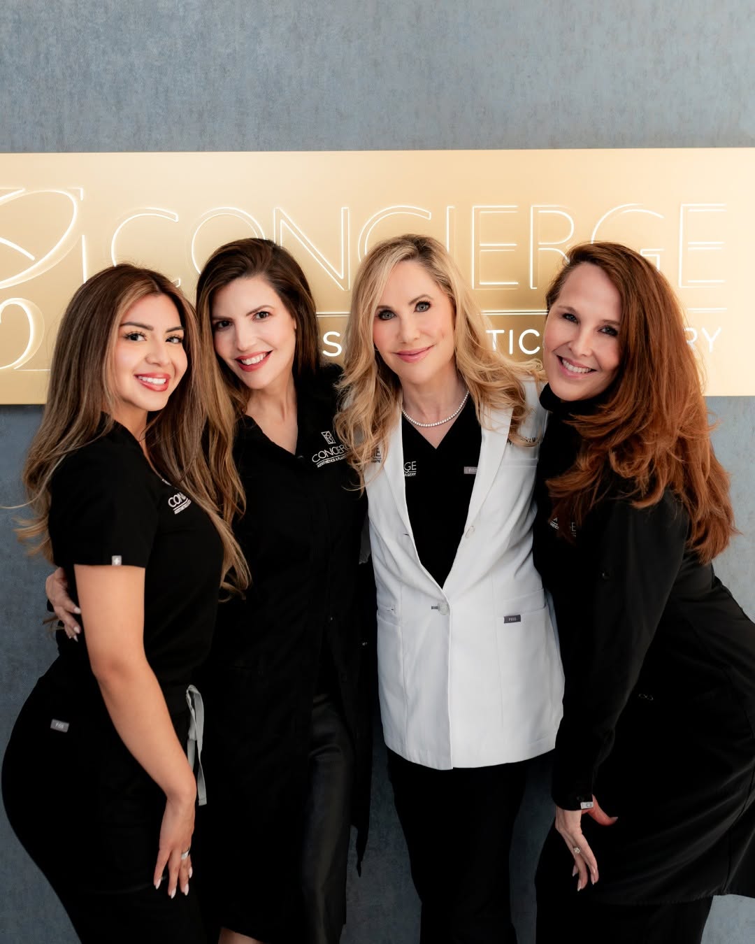 Instagram post by Dr. Andrea Martin: Meet the team behind your skincare dreams! At Concierge, we bring you the best of dermatology and aesthetics so your health, wellness and co…