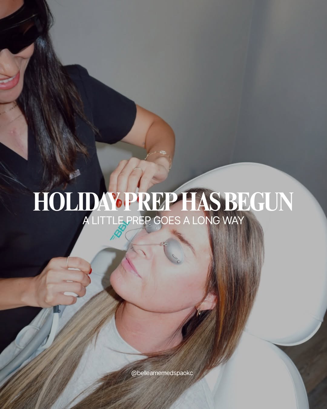 Instagram post by Dr. Andrea Volk: Holiday prep starts NOW! ✨ • Thanksgiving, Christmas & New Year’s will be here before you know it. Start planning your Sculptra, Botox, fill…