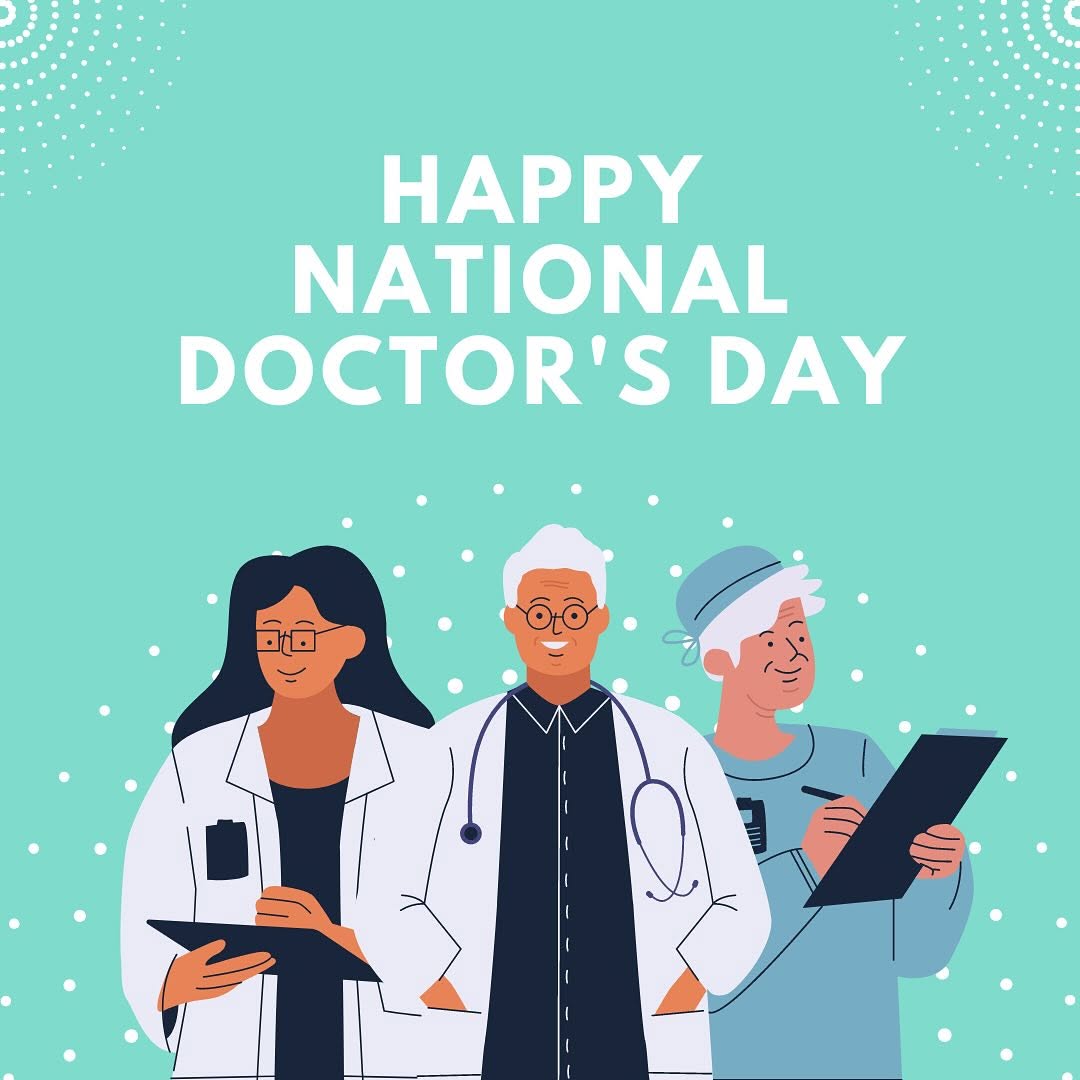 Instagram post by Dr. Andrew Freel: Happy National Doctor’s Day to our heroes in healthcare. Thank you for your dedication and commitment to patients, and making our world a he…