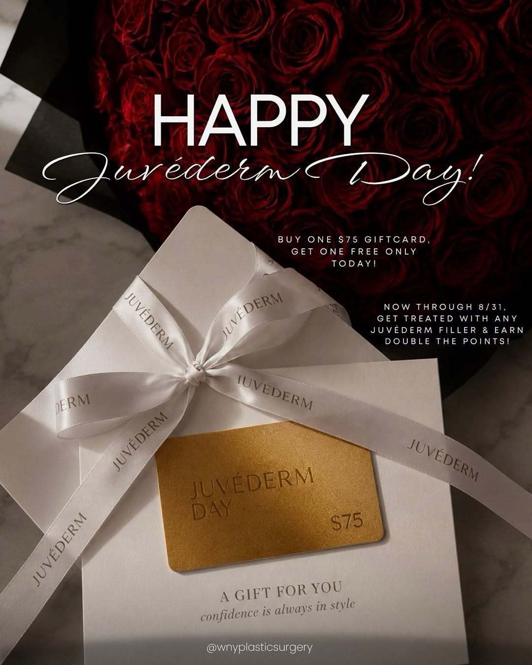 Instagram post by Dr. Andrew P. Giacobbe: Happy Juvéderm Day!!!💉💋💕 Now through 8/31, get any Juvéderm filler to earn up to $80 in Allē rewards! Save this post for your next appoin…