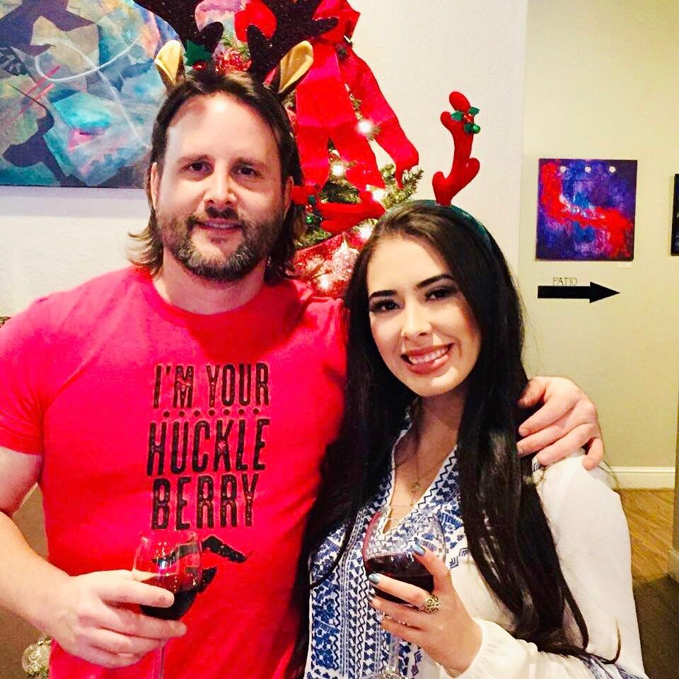 Instagram post by Dr. Andy Hand: My daughter and fabulous first assistant Madie. So blessed to have her by my side. Had her ‘first’ taste of wine last night🍷