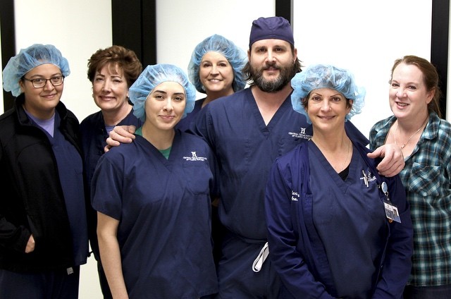 Instagram post by Dr. Andy Hand: The Best crew ever! Still smiling after another busy day in surgery at Central Texas Institute of Plastic Surgery in Waco. #BodyByHand #Plas…