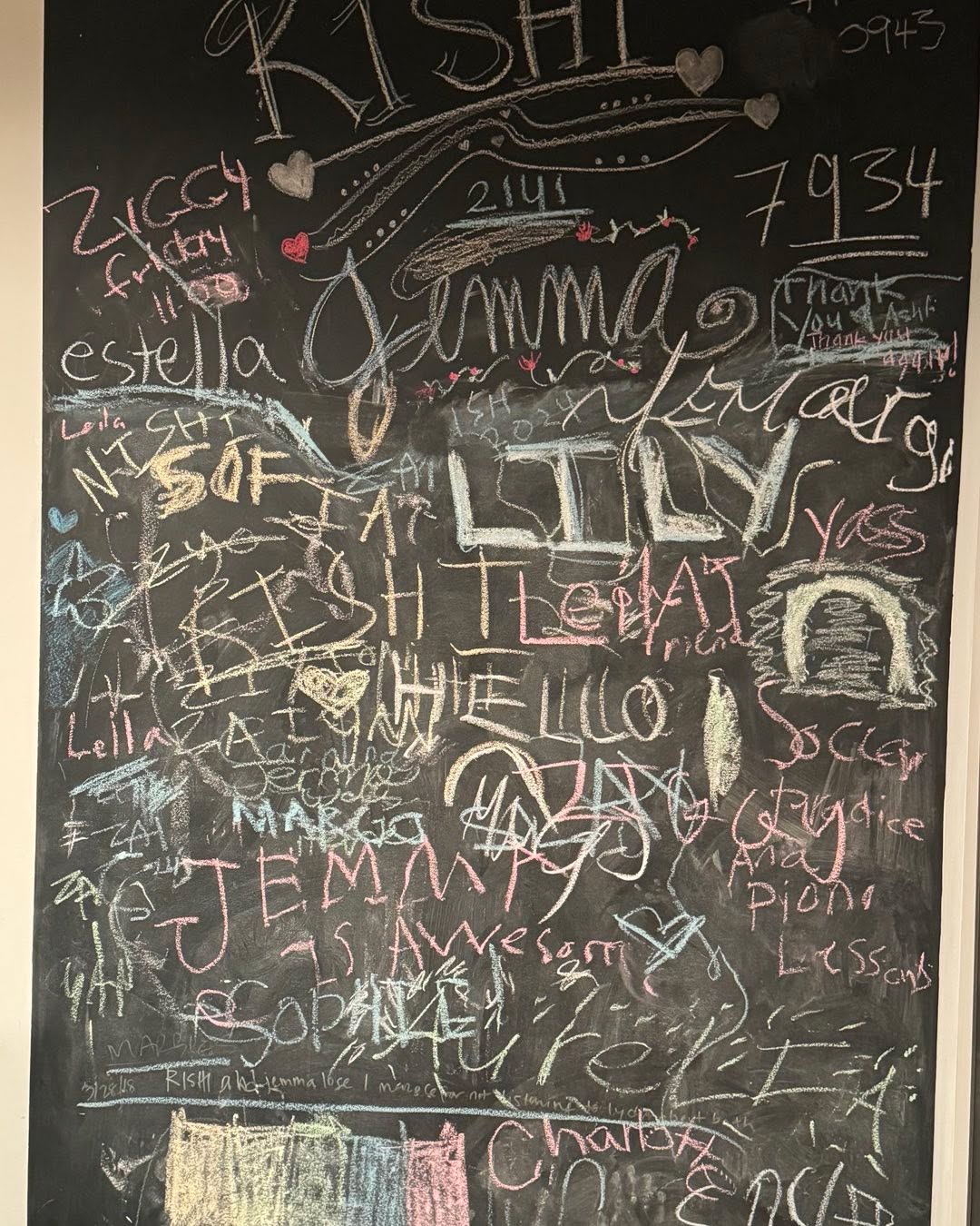 Instagram post by Dr. Angelish Kumar: 13 years of our lives on that wall. Goodbye Gretsch. We’ll live here in our ❤️❤️❤️❤️forever