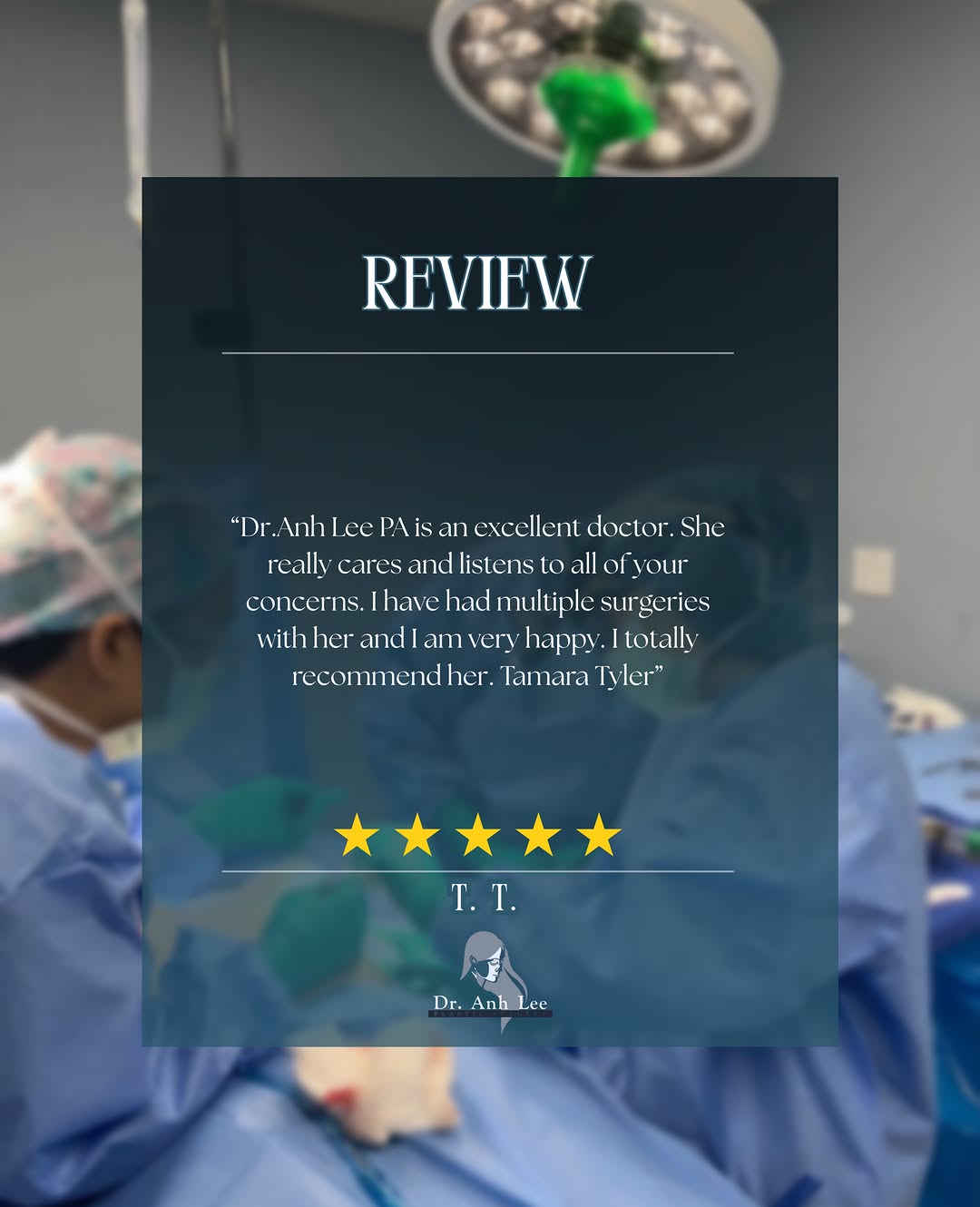 Instagram post by Dr. Anh Lee: ✨FRIDAY REVIEW✨ A beautiful experience starts with feeling heard, cared for, and confident in your journey.🤍 We’re so grateful for every pa…