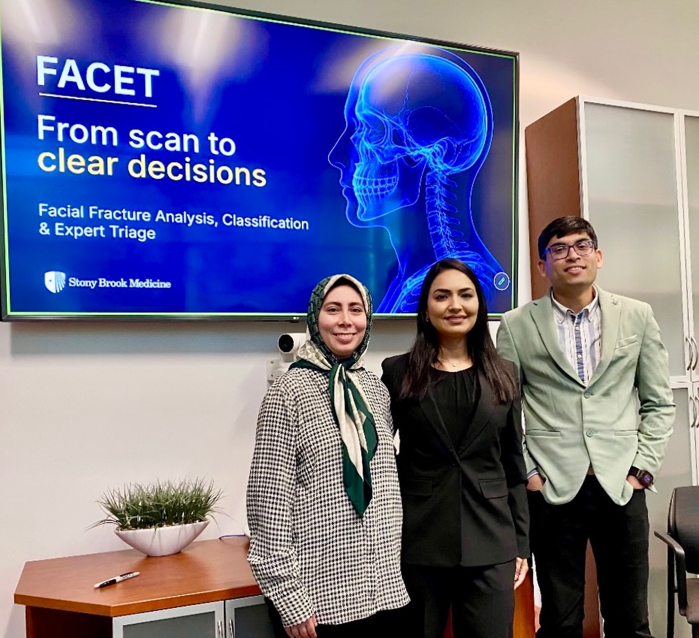Instagram post by Dr. Anisha Kumar: Excited to share that FACET has been selected for funding through the 2026 Brook & Beyond Innovation Challenge. FACET uses AI-powered CT ana…