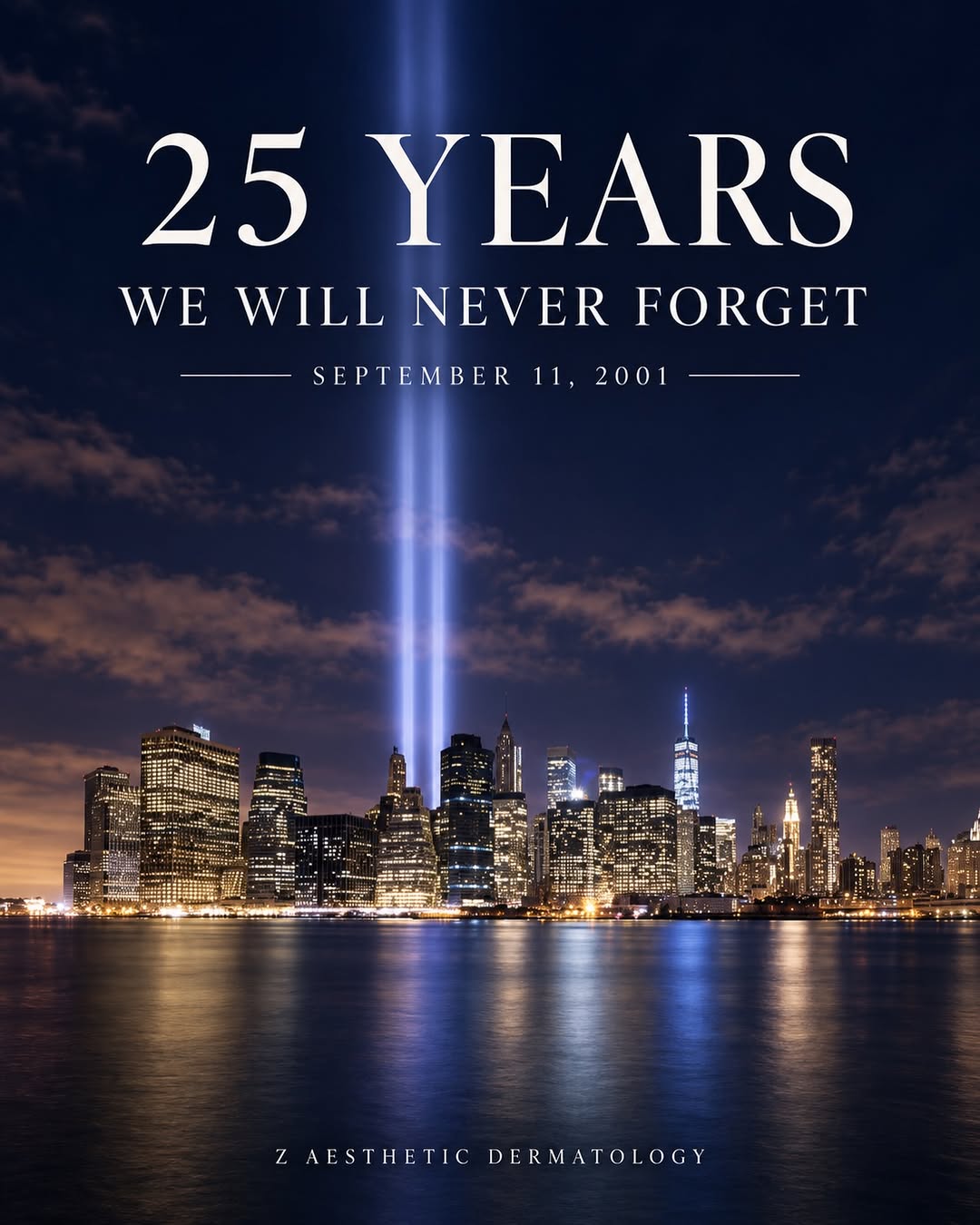 Instagram post by Dr. Ann Zedlitz: Today, we pause to honor the lives lost, the heroes who rose, and the strength that united our nation. 25 years later, we will never forget.…