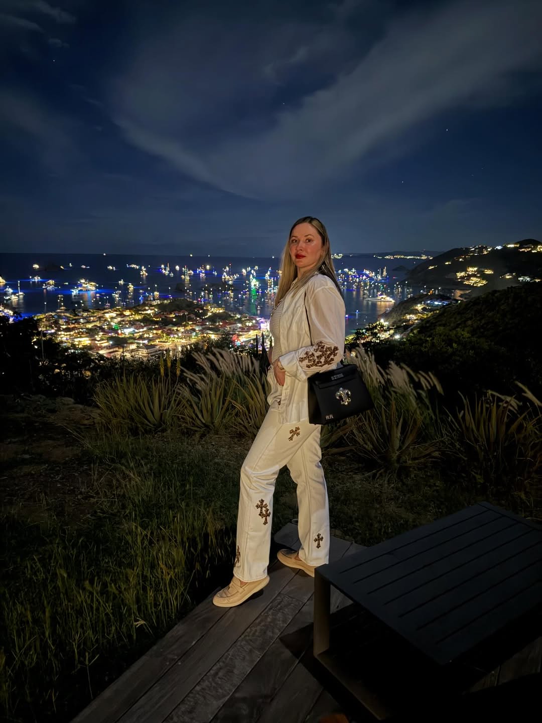 Instagram post by Dr. Anna Avaliani: NYE party ready #edenrockstbarths #edenrock #stbarth #hny2026