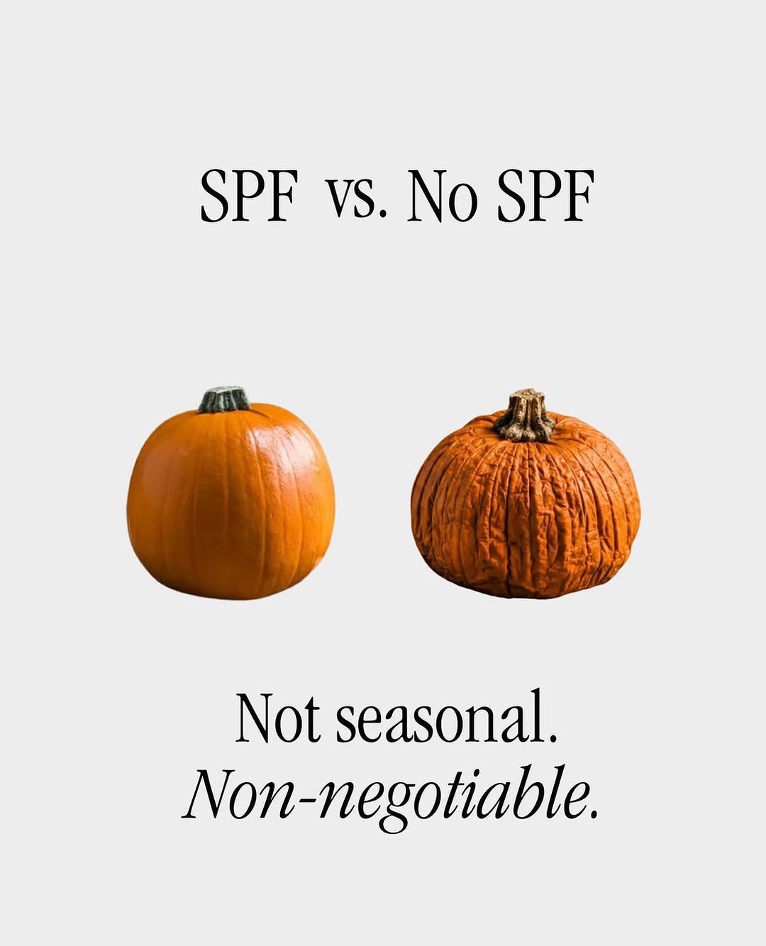 Instagram post by Dr. Anne Hermann: Seasons change. Your SPF habit shouldn’t. ☀️ Healthy skin starts with daily habits. UV exposure contributes to premature aging, including fi…