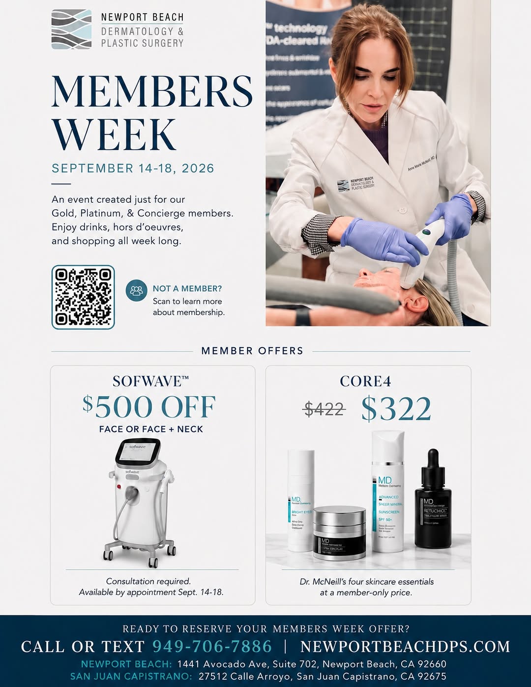 Instagram post by Dr. Anne Marie McNeill: Something special is coming for our NBDPS Members! Members Week is September 14–18, with special savings exclusively for our Gold, Platinum …
